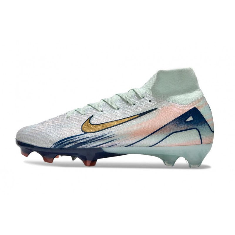 Nike Zoom Mercurial Superfly X Elite FG MDS Vert Très Pâle Pièce Monnaie Or