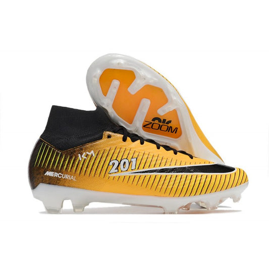 Nike Zoom Mercurial Superfly Elite IX FG Jaune Noir Mbappé 201