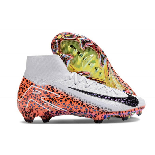 Nike Zoom Mercurial Superfly X Elite FG Blanc Noir Orange