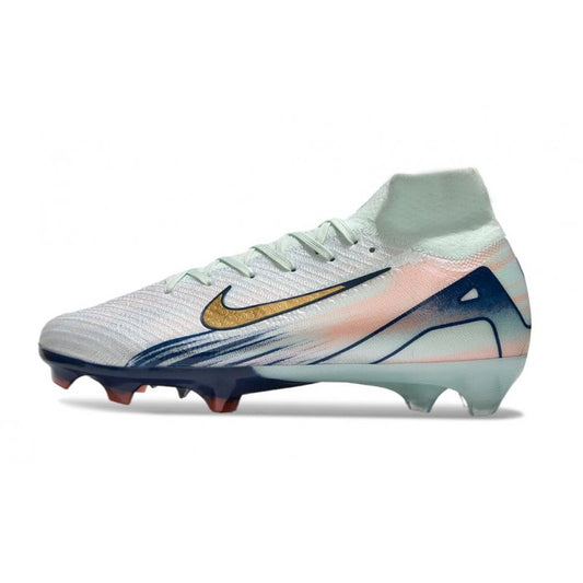 Nike Zoom Mercurial Superfly X Elite FG MDS Vert Très Pâle Pièce Monnaie Or