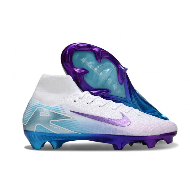 Nike Mercurial Superfly X Elite FG Blanc Violet Bleu