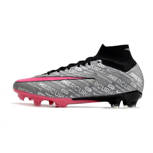Nike Zoom Mercurial Superfly Elite IX FG Argent Métallique Hyper Rose Noir