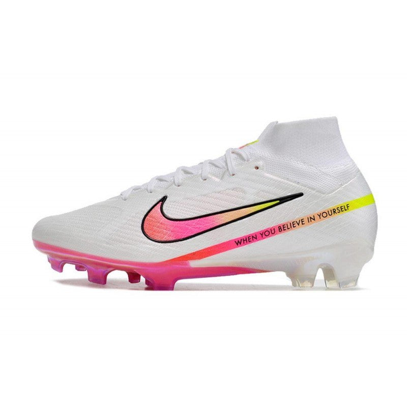 Nike Air Zoom Mercurial Superfly Elite IX FG Blanc Rose