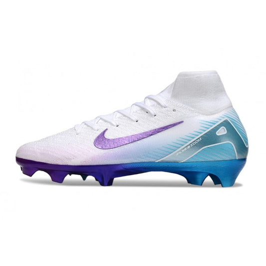 Nike Mercurial Superfly X Elite FG Blanc Violet Bleu