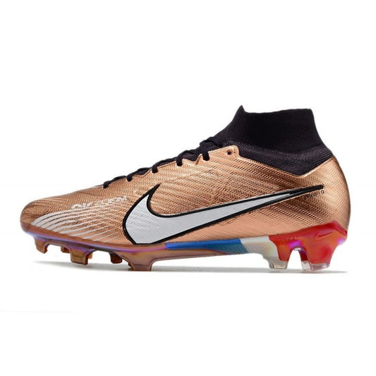 Nike Zoom Mercurial Superfly Elite IX FG Bronze Blanc Bleu