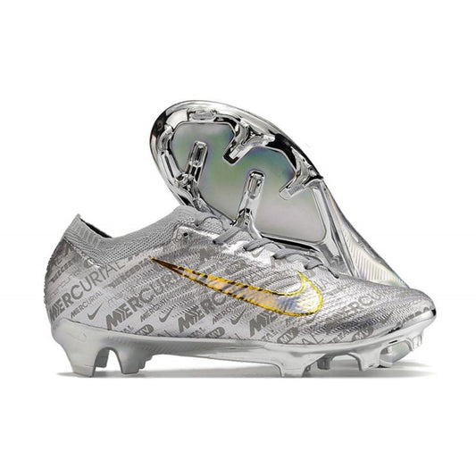 Nike Zoom Mercurial Vapor XV Elite XXV FG Argent Métallique Or