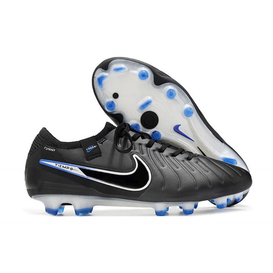 Nike Tiempo Legend X Elite FG Noir Chrome Hyper Royal