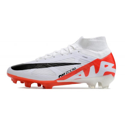 Nike Zoom Mercurial Superfly Elite IX FG Blanc Cramoisi Vif Noir