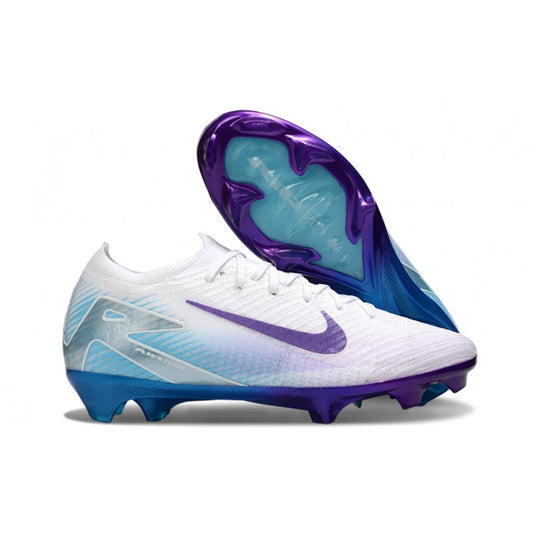 Nike Air Zoom Mercurial Vapor XVI Elite FG Blanc Violet Bleu