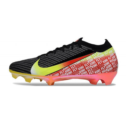 Nike Zoom Mercurial Vapor XVI Elite FG X VINI JR Noir Jaune Dynamique Vert Etincelle Cramoisi Brt