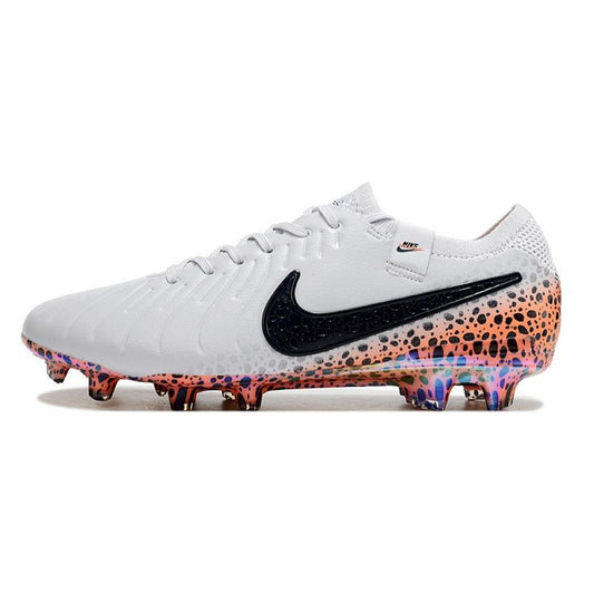 Nike Tiempo Legend X Elite FG Blanc Noir Orange