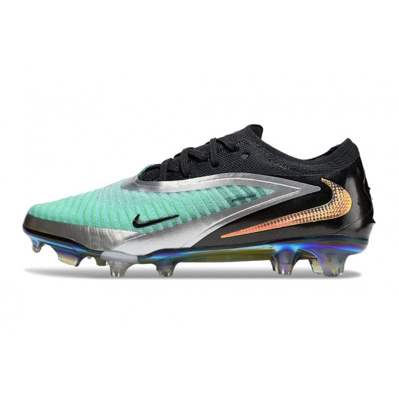 Nike Phantom 6 Elite FG Argenté Noir Turquoise