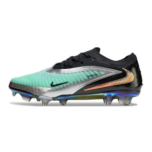 Nike Phantom 6 Elite FG Argenté Noir Turquoise