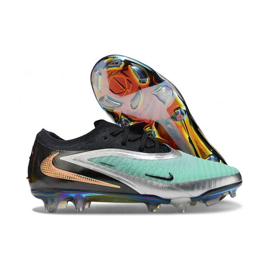 Nike Phantom 6 Elite FG Argenté Noir Turquoise