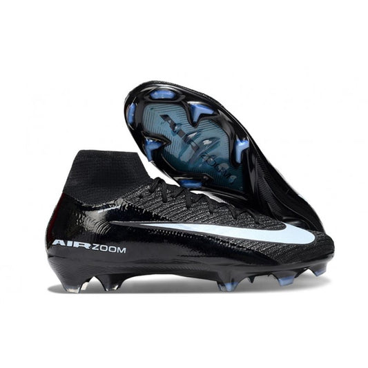Nike Mercurial Superfly X Elite FG Noir Bleu Givré